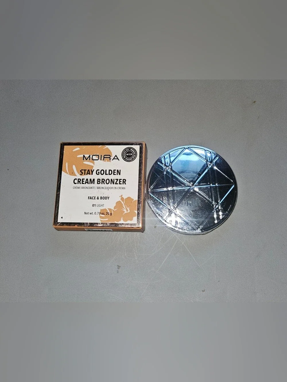 Moira Stay Golden Cream Bronzer - Light & Everglow Highlighter In Twilight BNIB